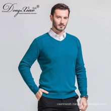 Perfect Quality Anti-Wrinkle Feature Hand Knitted V Neck Peruvian Cashmere Sweaters